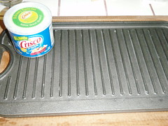 Crisco shortening used for seasoning all over