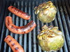 Grilled Aritchokes and Sausage