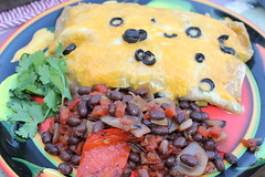 Grilled Chicken and Vegetable Enchiladas