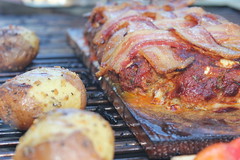BBQ Turkey Meatloaf stuffed with Chorizo recipe