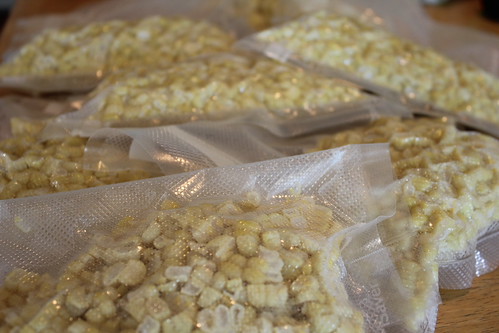 My first batch of Freezer corn