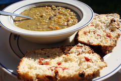 Dutch oven Split Pea Soup recipe