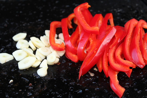 Grilled Wahoo steaks on the Island grillstone