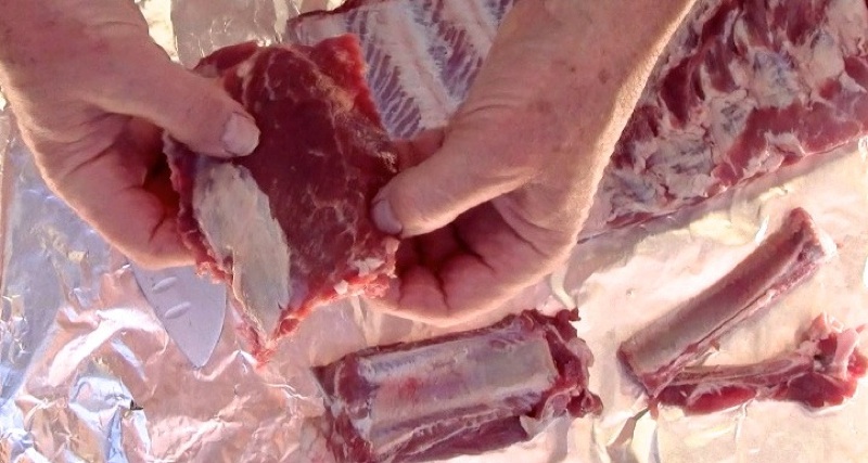 BBQ Bacon Wrapped Ribs