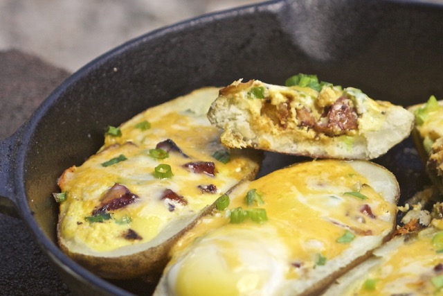 Breakfast Potato Boats | Cooking-Outdoors.com | Gary House
