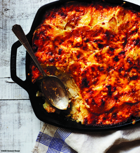 Au Gratin Potatoes with Cheddar-Stout Sauce |Cabot Creamery Cookbook