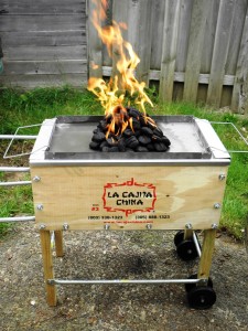 Luau Pork Shoulders in "La Caja China" Roasting Box