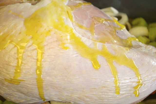 Roasted Turkey Breast in the Camp Chef Camp Oven