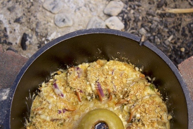 Campfire Chicken Cordon Bleu | Cooking-Outdoors.com | Gary House