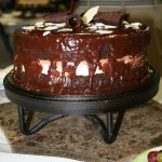Chocolate Tuxedo Cake