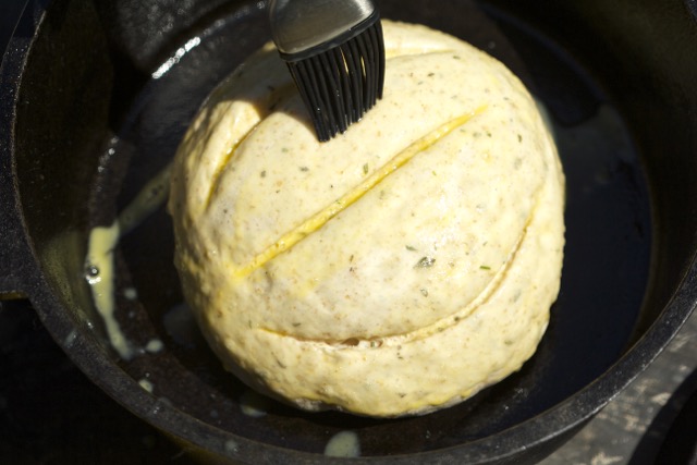 Dough docked and washed | Cooking-Outdoors.com | Gary House