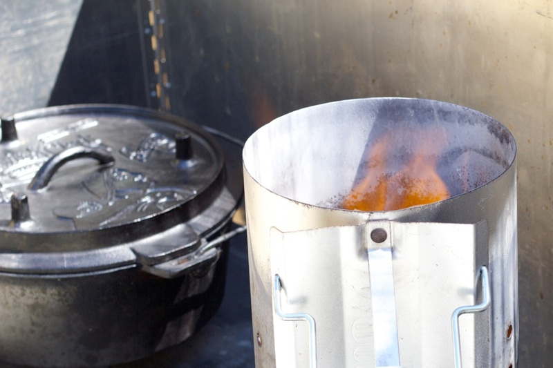 Dutch oven and Charcoal Chimney | Cooking-Outdoors.com | Gary House