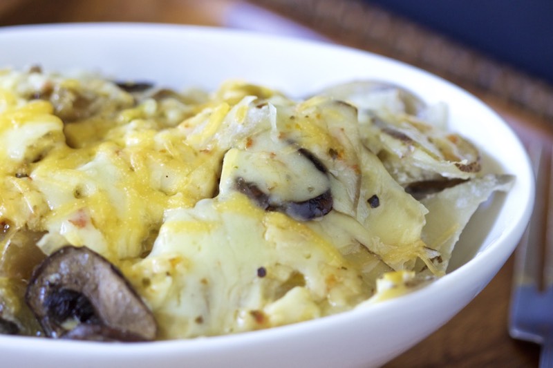 Dutch oven Scalloped Idaho Potatoes