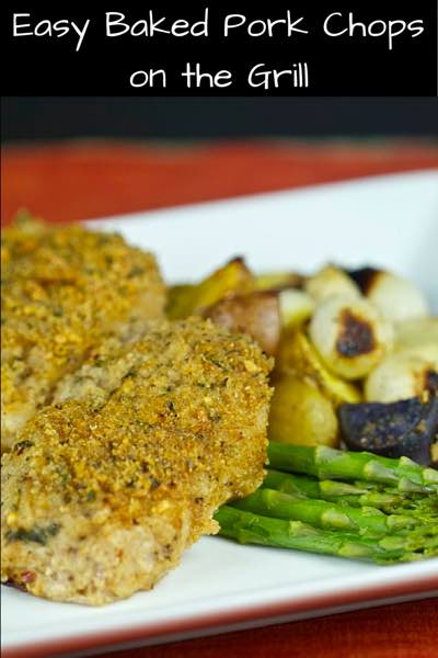 Easy Baked Pork Chops on the Grill