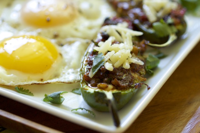 Easy to Grill Spicy Stuffed Jalapeño Breakfast Poppers