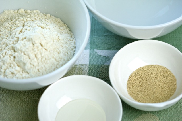 Flour, Yeast, Water and light corn syrup | Cooking-Outdoors.com | Gary House