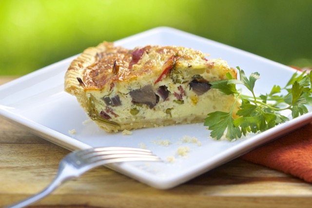 Grilled Vegetable Quiche with Capocollo Salumi