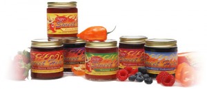 BBQ Brie with Peach Habanero Jam