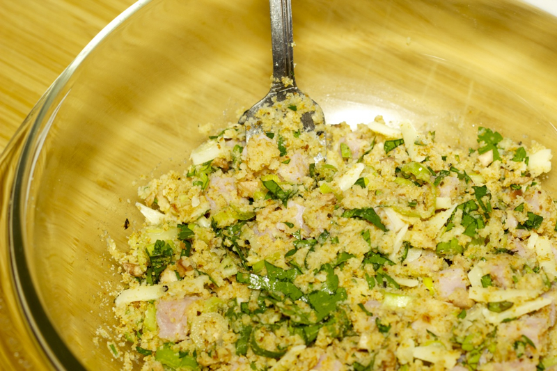 Ham and Herb Stuffed Portabella Mushrooms on the Grill Recipe