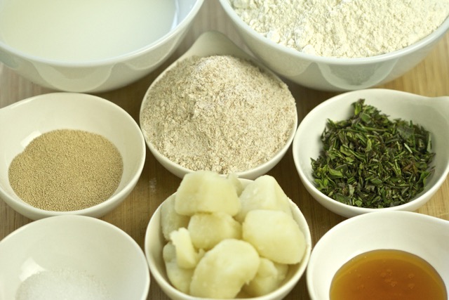 Herbed Idaho Potato Bread Ingredients | Cooking-Outdoors.com | Gary House