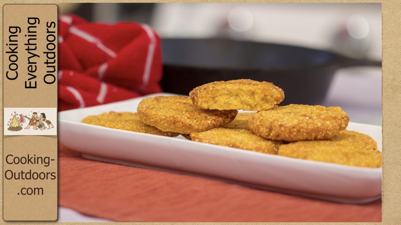 How to Make Hot Water Cornbread - Corn Pone recipe | Cooking-Outdoors.com | Gary House