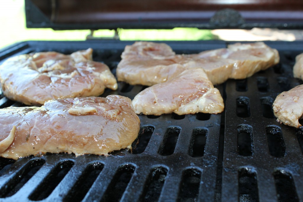 Grilling Pork Steaks with Allegro Marinade