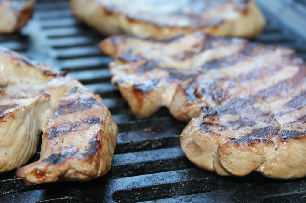 Grilling Pork Steaks with Allegro Marinade