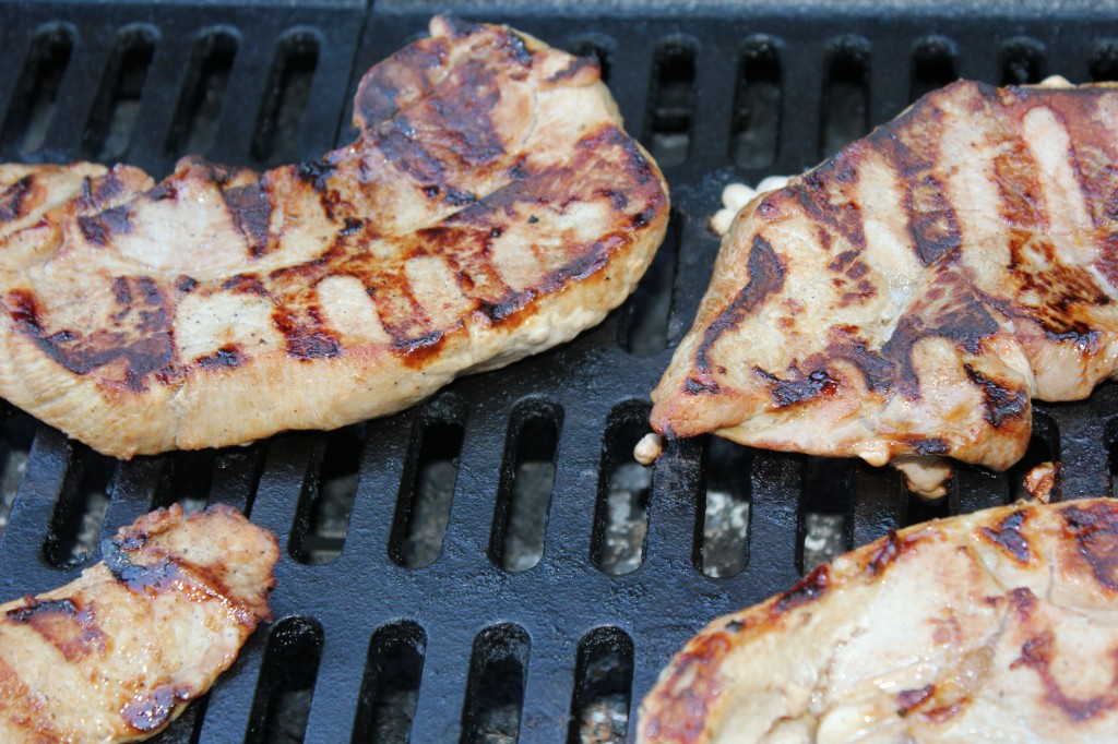 Grilling Pork Steaks with Allegro Marinade