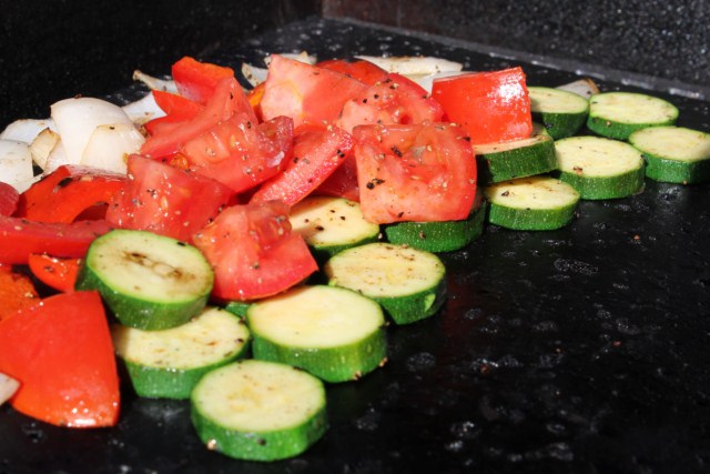 Grilled Seafood on the Island Grillstone