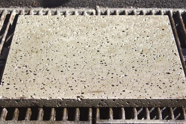 Island Grillstone after first seasoning | Cooking-Outdoors.com | Gary House