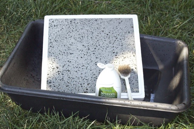 Island Grillstone ready for washing | Cooking-Outdoors.com | Gary House