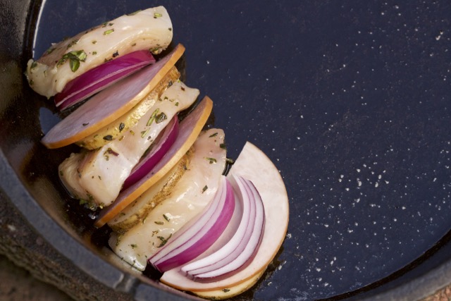 Layering the Chicken Cordon Bleu | Cooking-Outdoors.com | Gary House