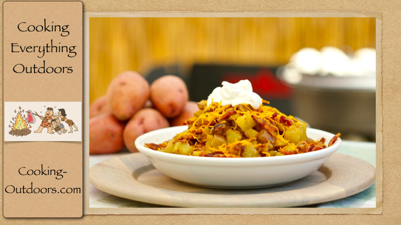 Loaded Dutch oven Potatoes Recipe