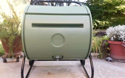 Mantis Back Porch Compost Tumbler for the Cooking Outdoors Kitchen
