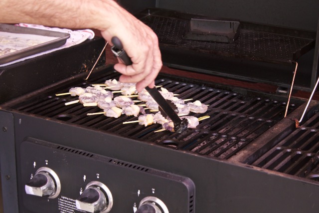 Miso marinated Scallops and Shrimp | Traveling4Food | Gary House