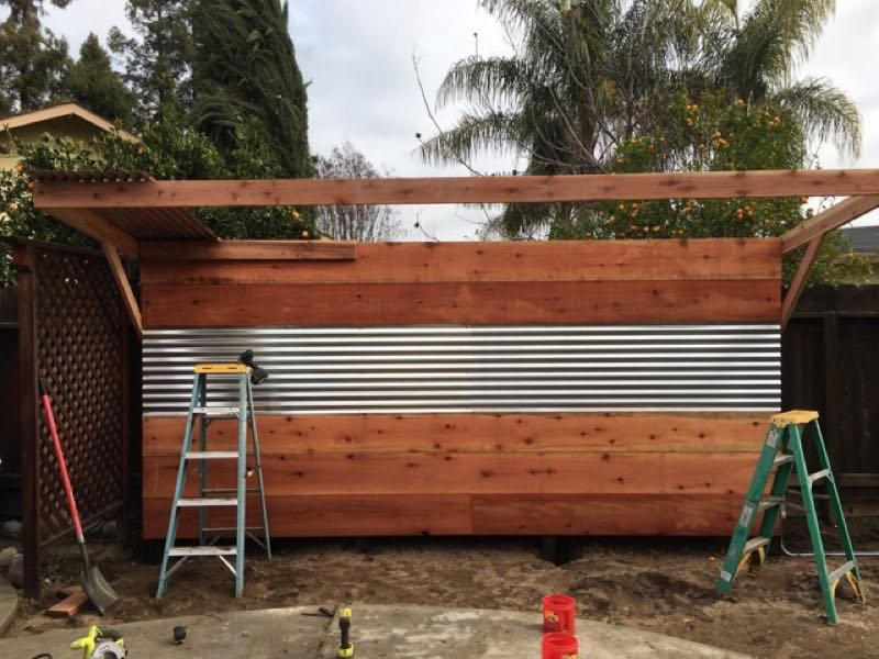 Outdoor Kitchen Build January 2016 6 | Cooking-Outdoors.com | Gary House