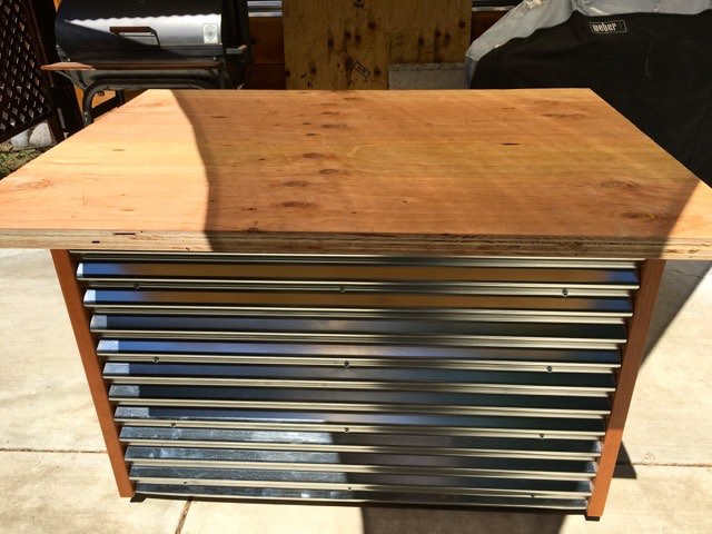 Outdoor Kitchen Island - front | Cooking-Outdoors.com | Gary House