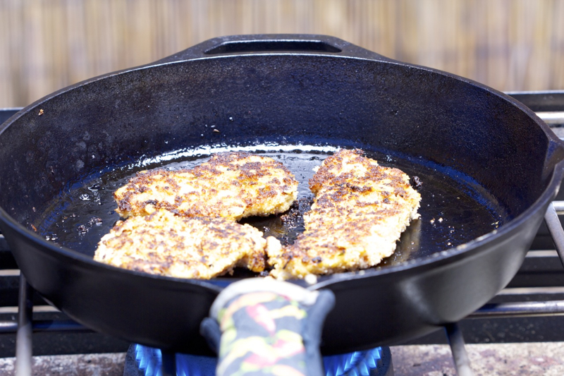 Cooking Parmesan-Breaded Turkey Cutlets