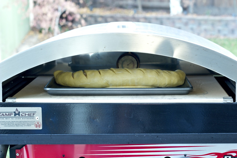 Parmesan & Proscuitto Loaf in the Camp Chef Italia Artisan Pizza oven
