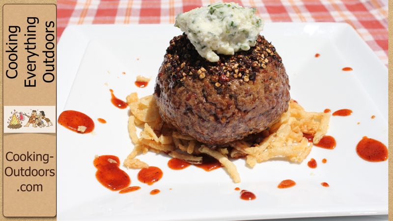 Pepper Crusted Filet Mignon Burger video