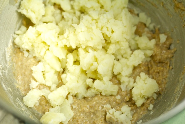 Potatoes added to Flour | Cooking-Outdoors.com | Gary House