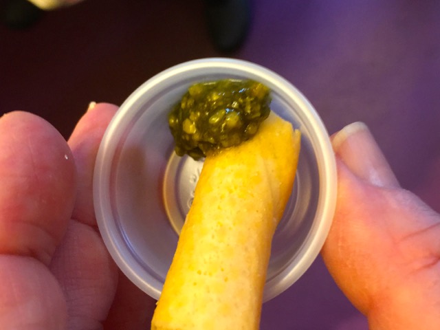 Raw Basil Pesto Sample | Traveling 4 Food | Gary House