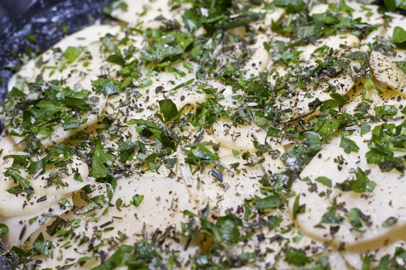 Scalloped Potato and Tomato Graitin 1