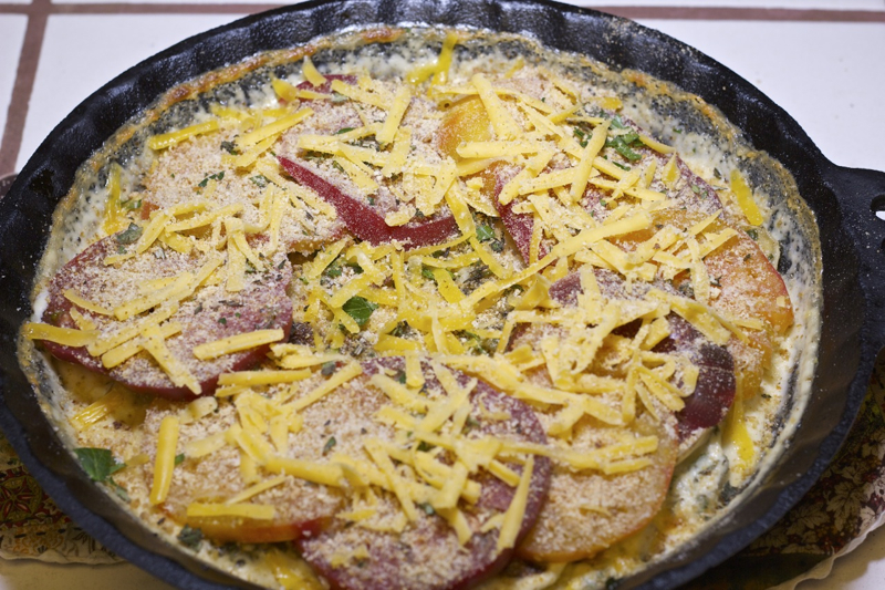 Scalloped Potato and Tomato Graitin 3