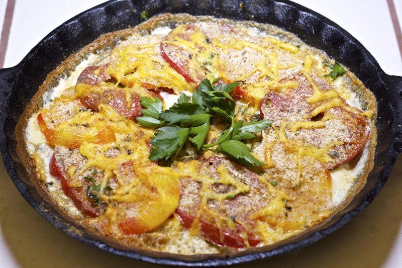 Baked Scalloped Potato and Tomato Gratin Recipe