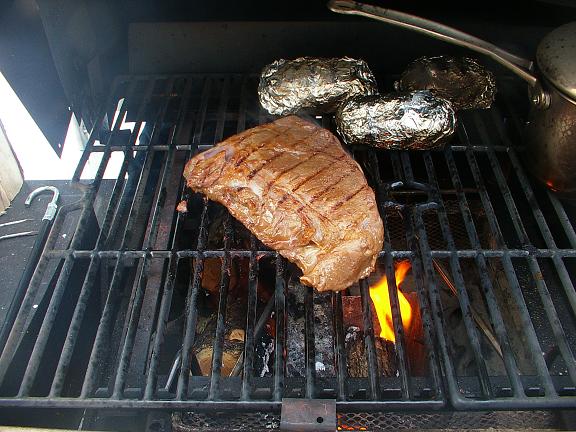 BBQ Broiler pan method - sear #1