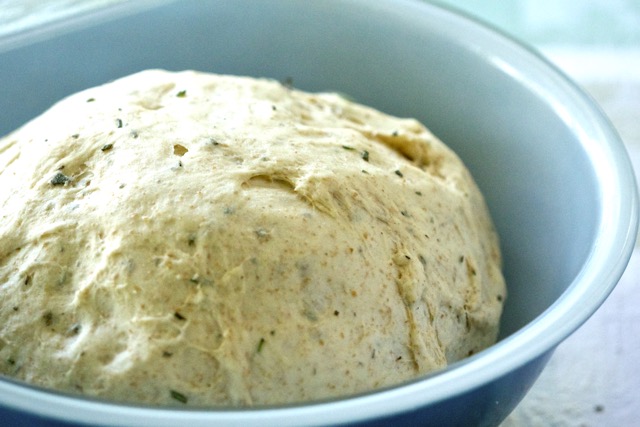Second rise of herbed potato bread | Cooking-Outdoors.com | Gary House