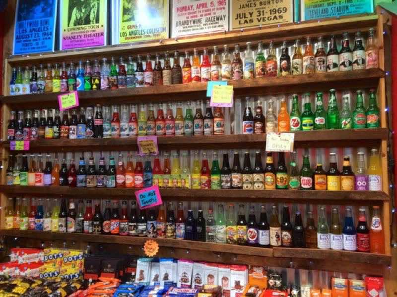 Soda selection at candy store | Cooking-Outdoors.com | Traveling 4 Food | Gary House