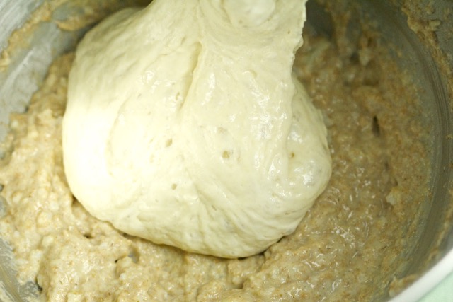 Sponge added to bread mix | Cooking-Outdoors.com | Gary House