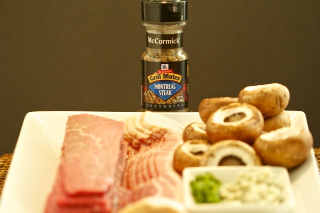 Steak and Mushroom ingredients